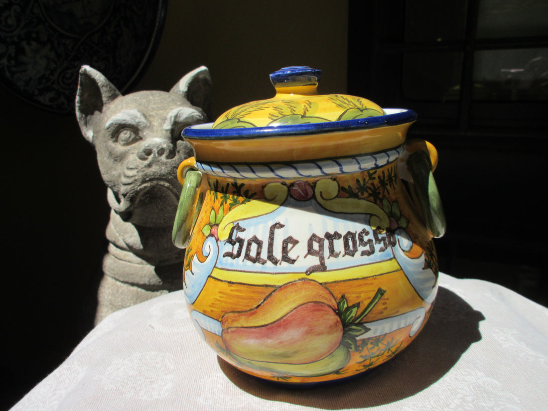 How can the salt container be a precious piece?
