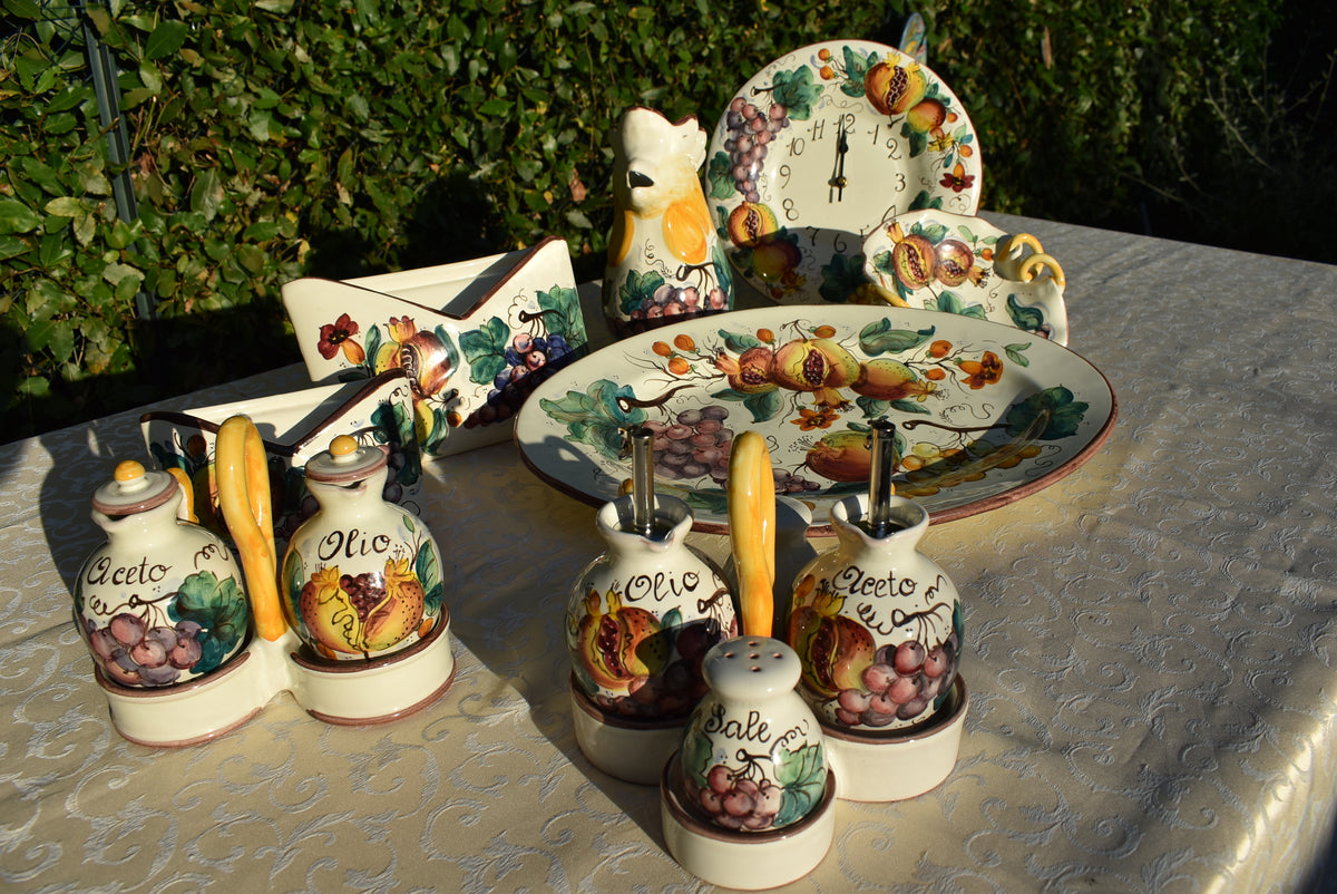 Sonoma Villa by Home Interiors Ceramic Fruit Pitcher 