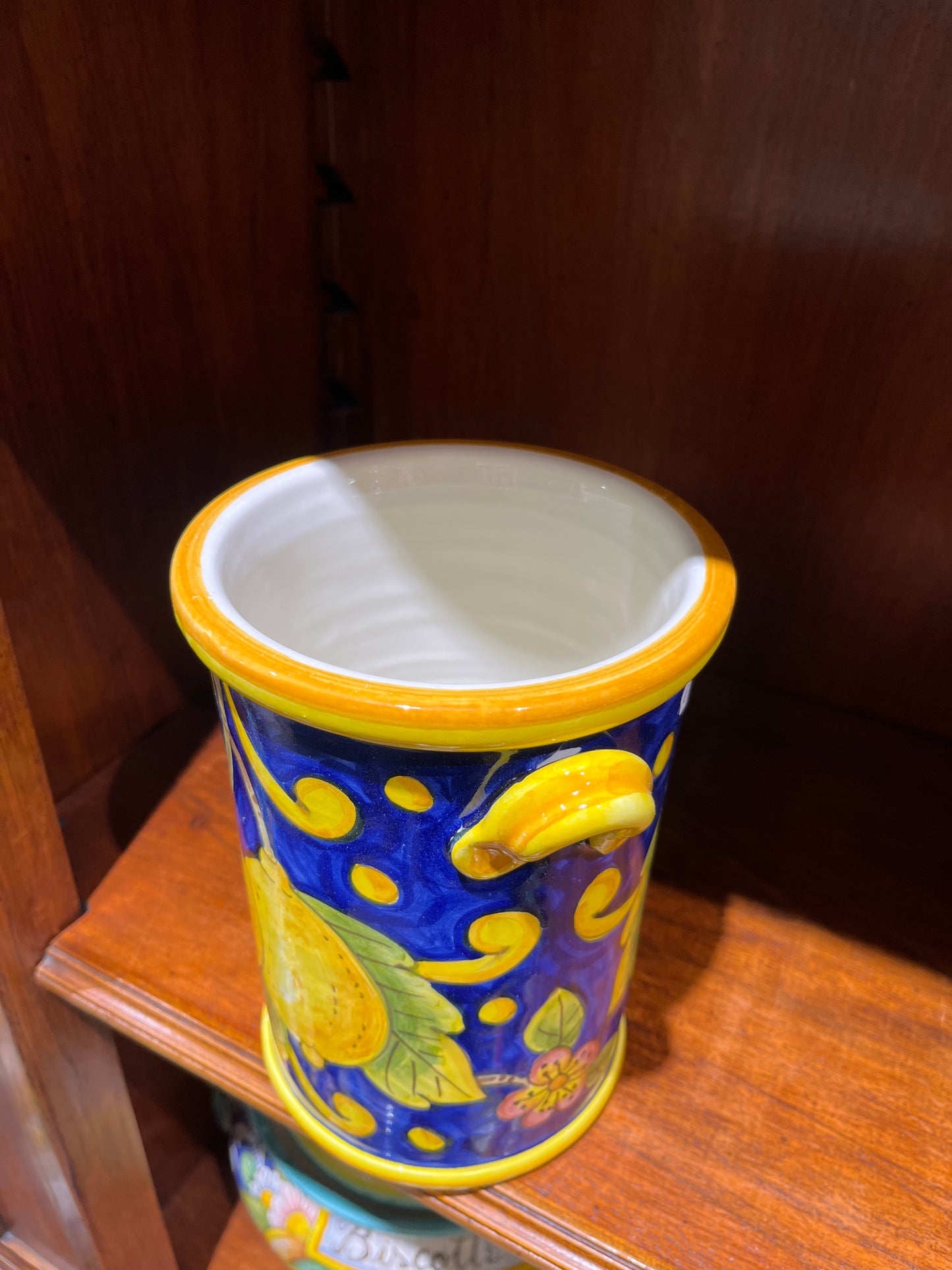 Ceramic utensil holder