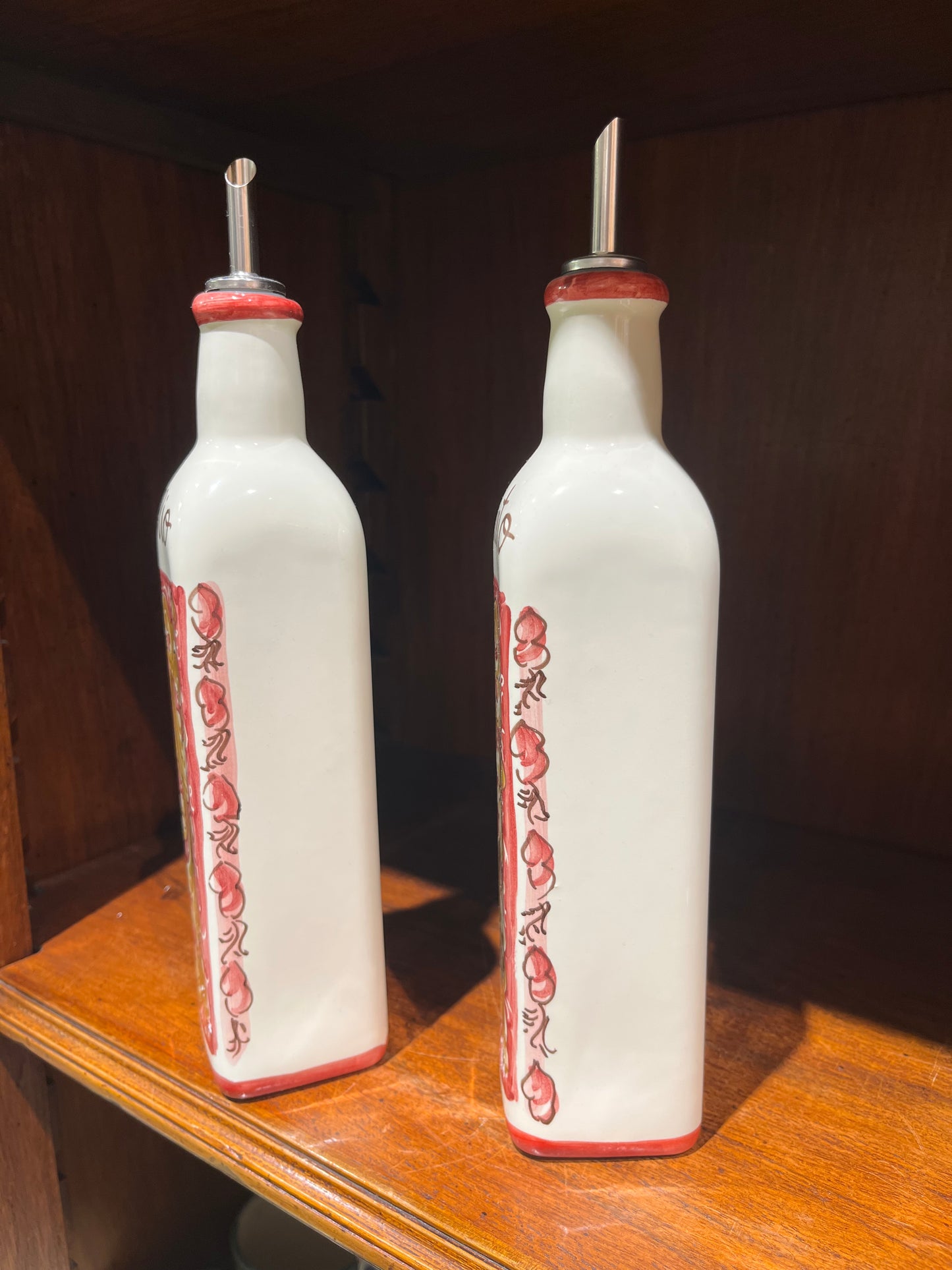 Ceramic oil dispenser