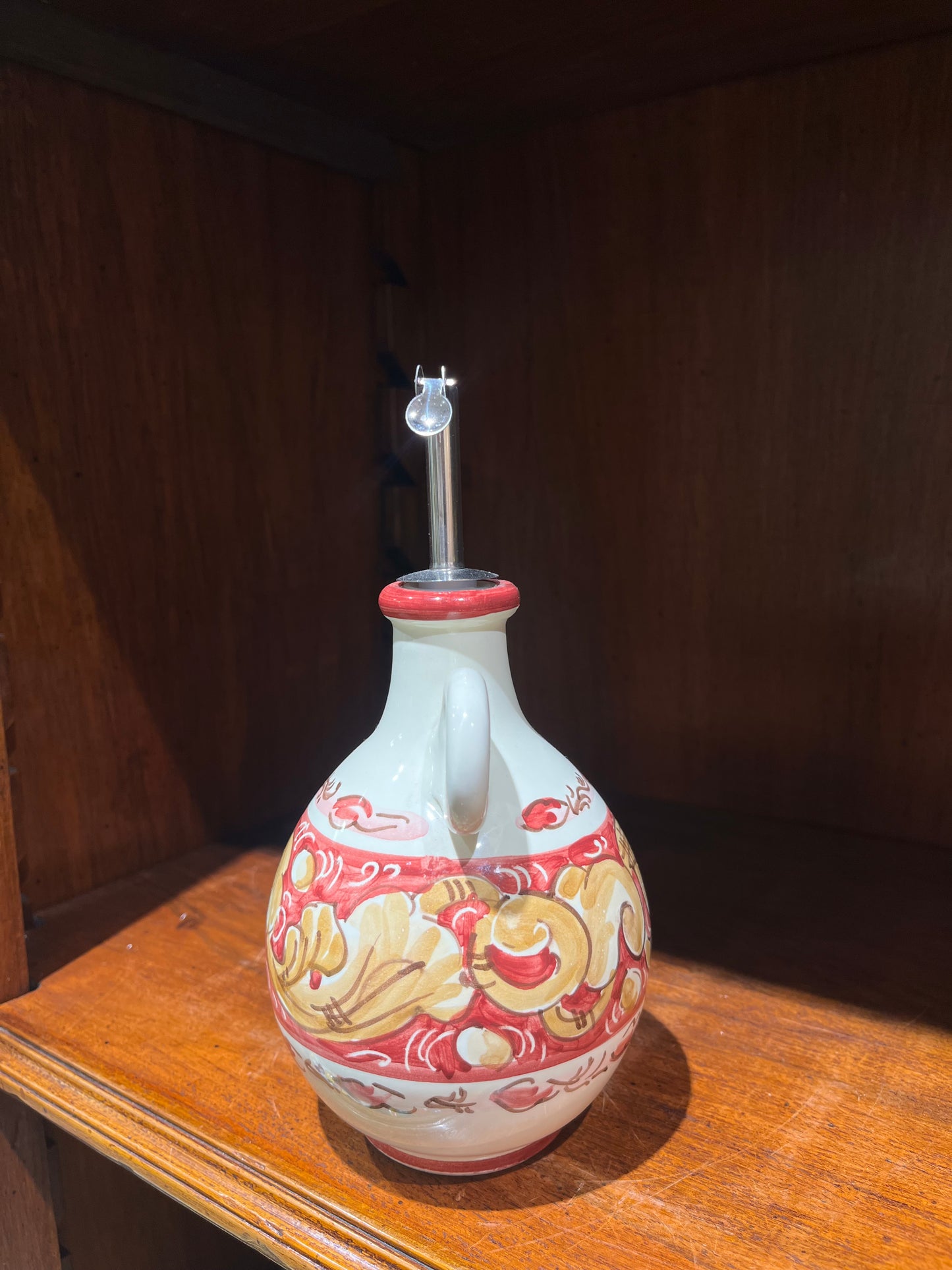 Ceramic oil dispenser