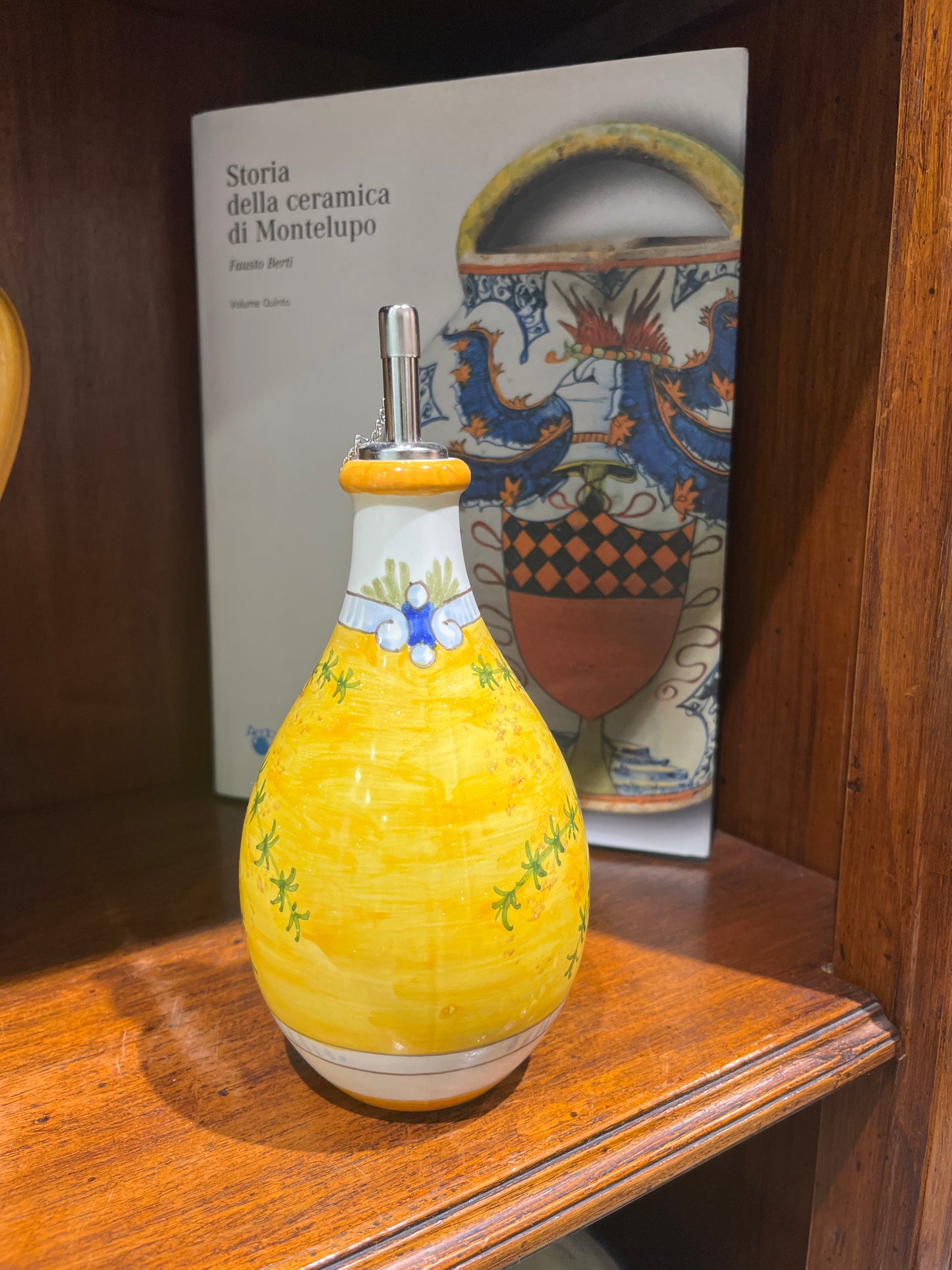 Ceramic oil dispenser