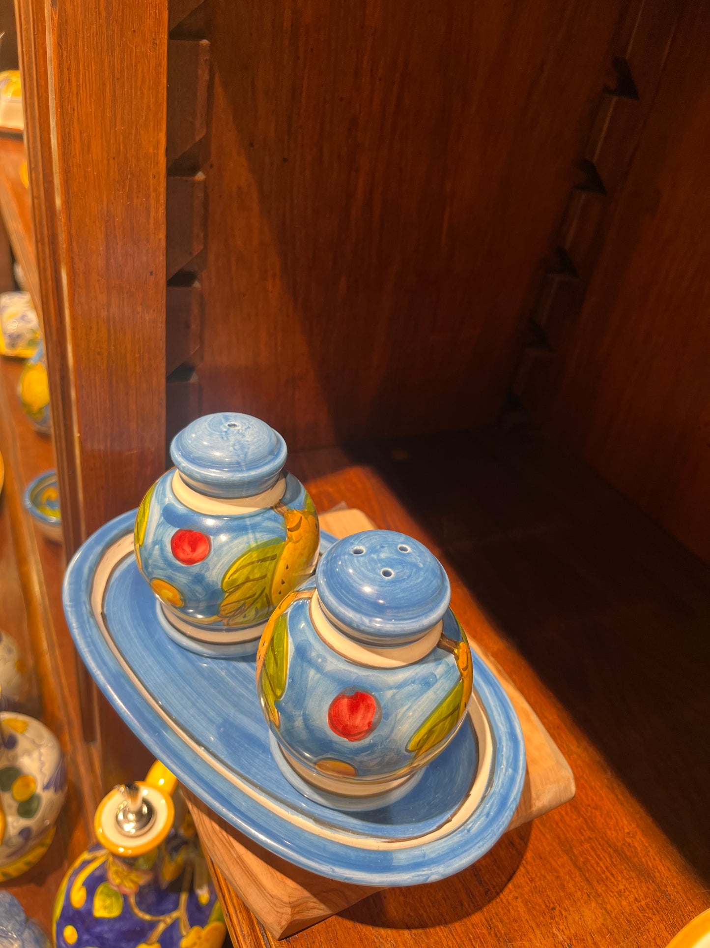 Ceramic salt and pepper shakers