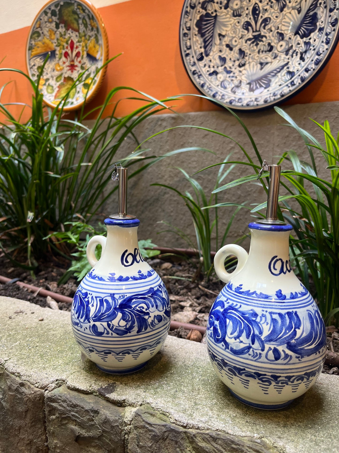 Ceramic oil dispenser