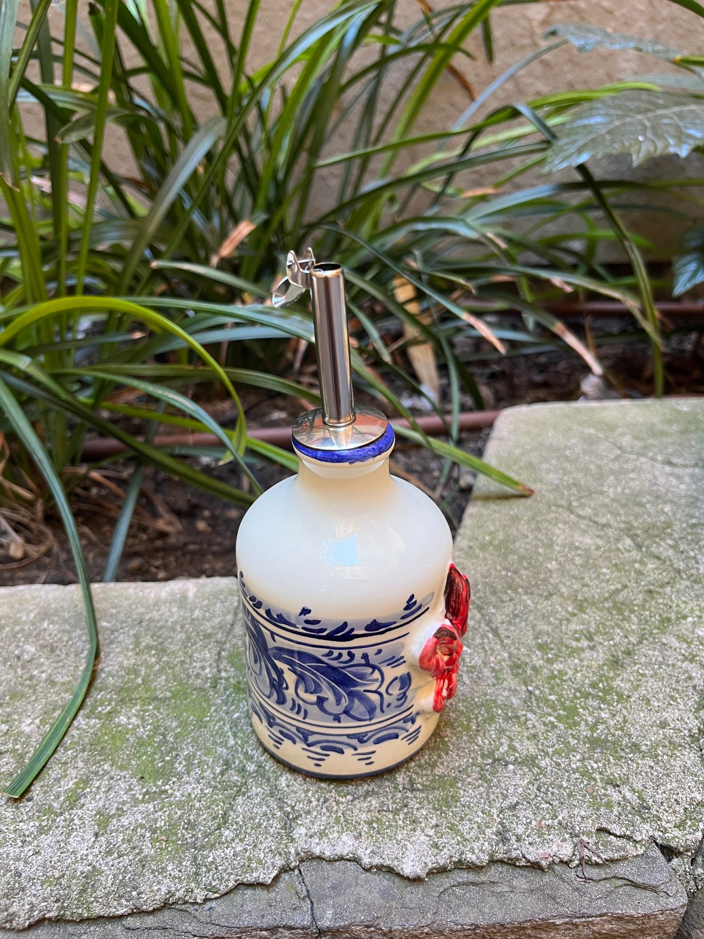 Ceramic oil dispenser