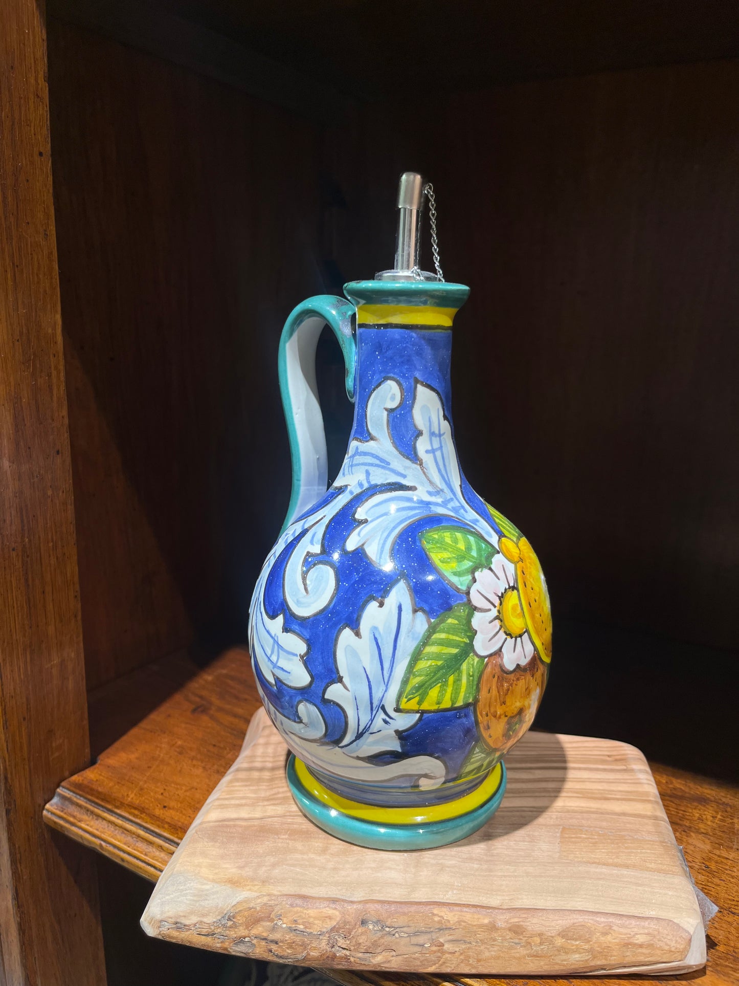 Ceramic oil dispenser