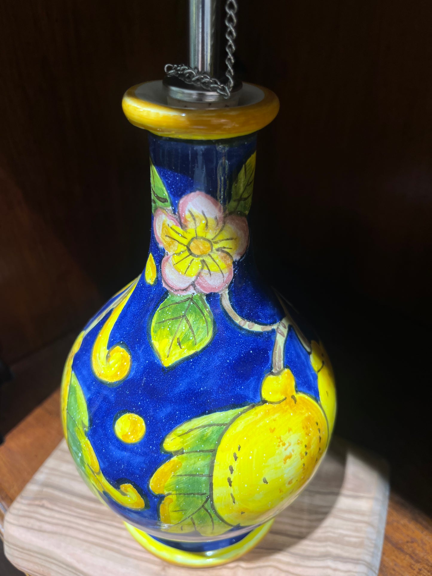Ceramic oil dispenser