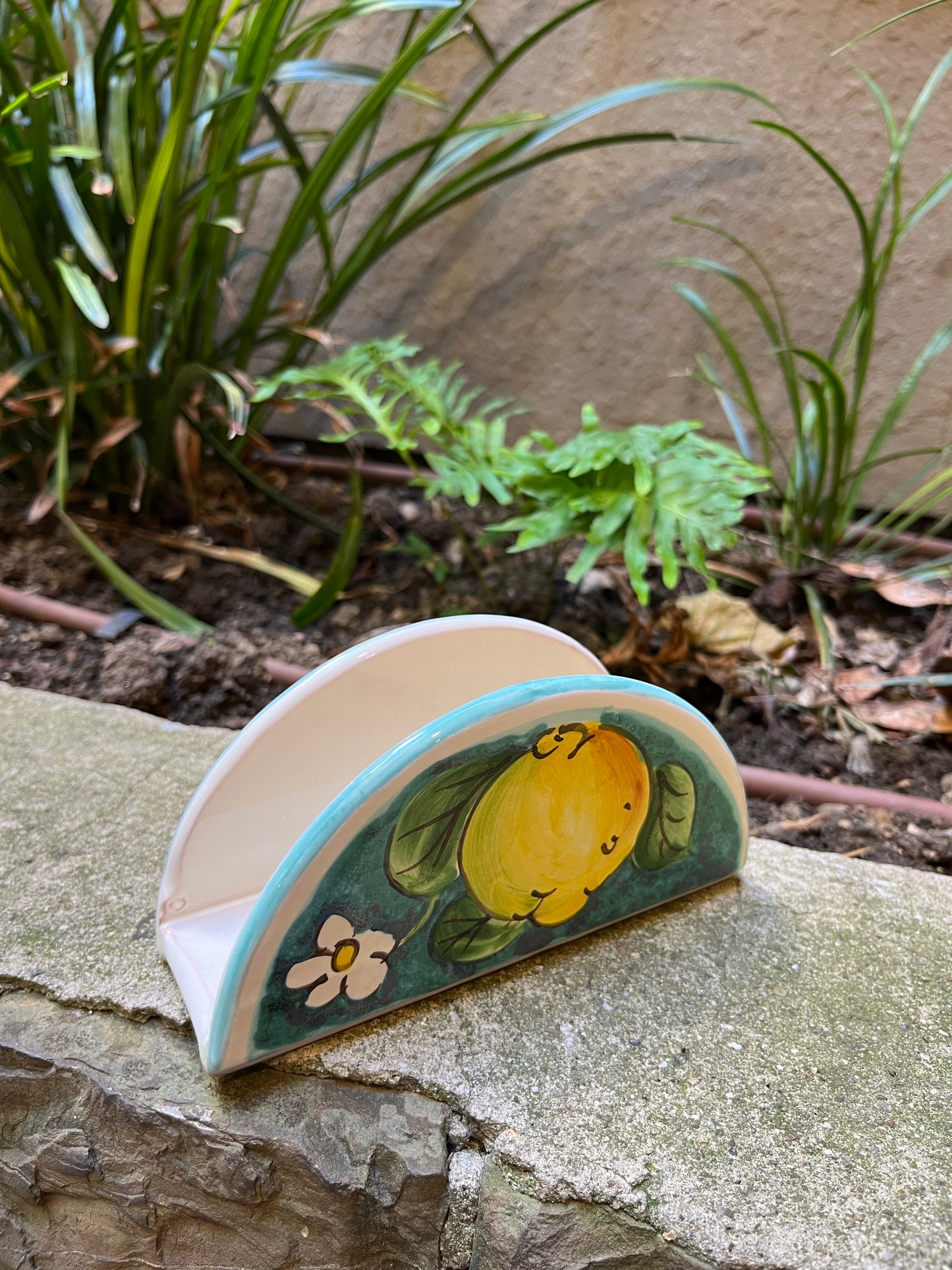 Ceramic napkin holder