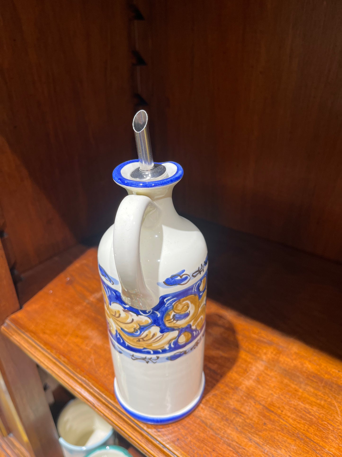 Ceramic oil dispenser
