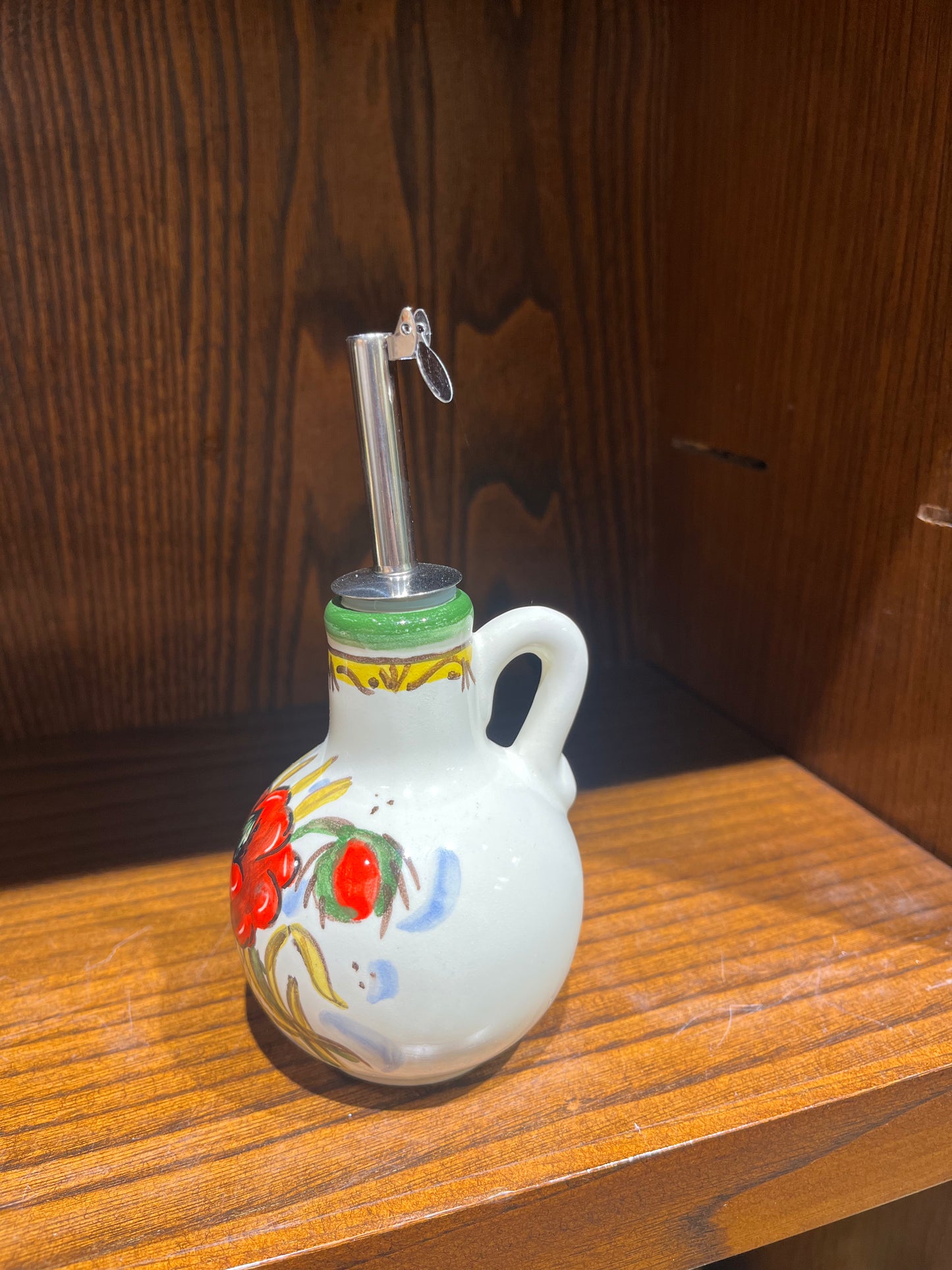 Ceramic oil dispenser