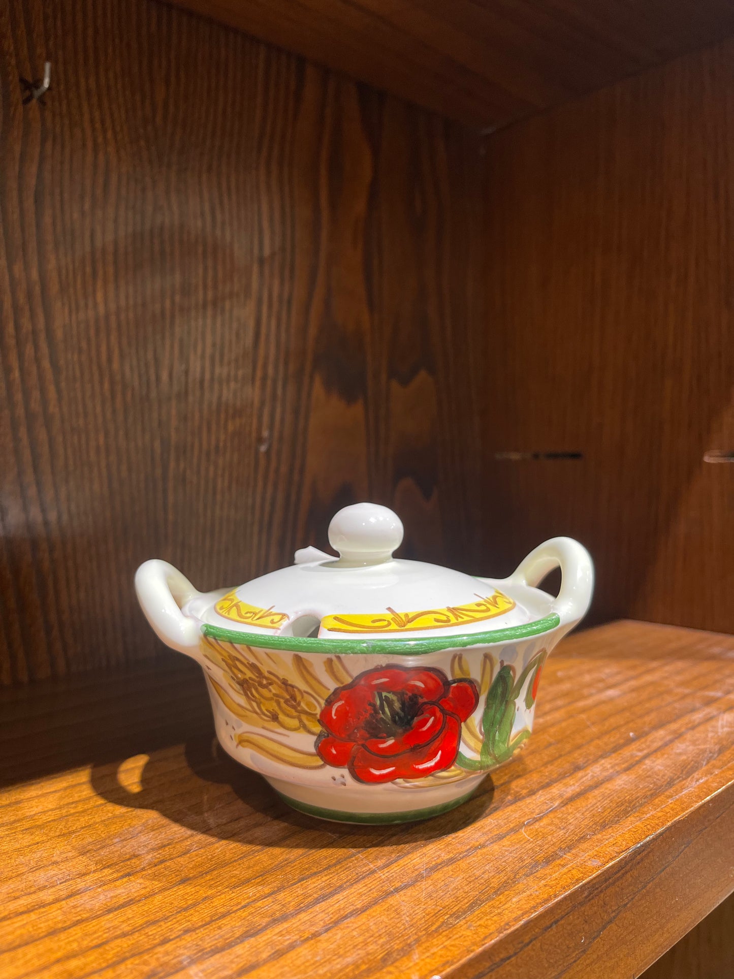 ceramic cheese container