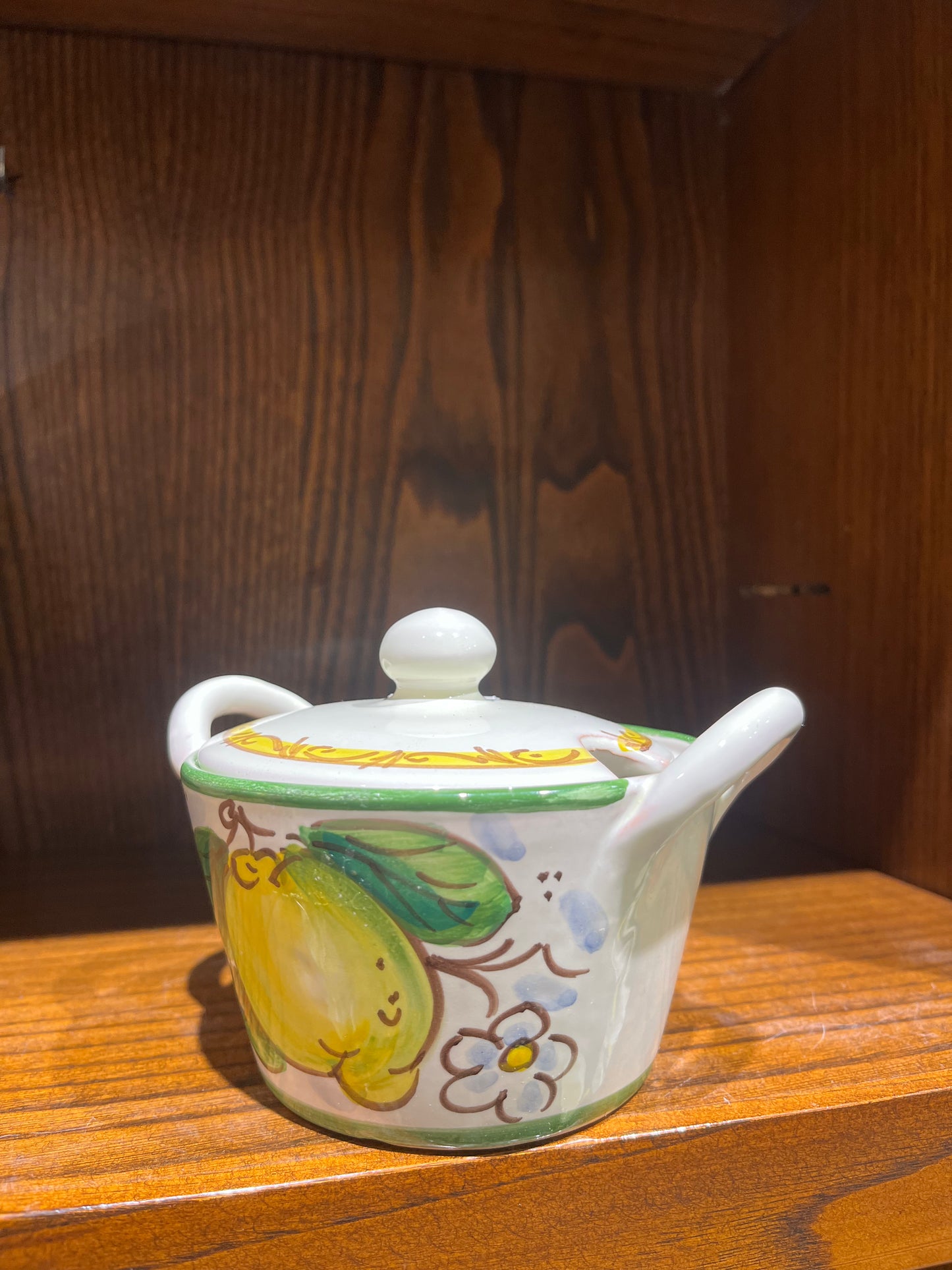 ceramic cheese container