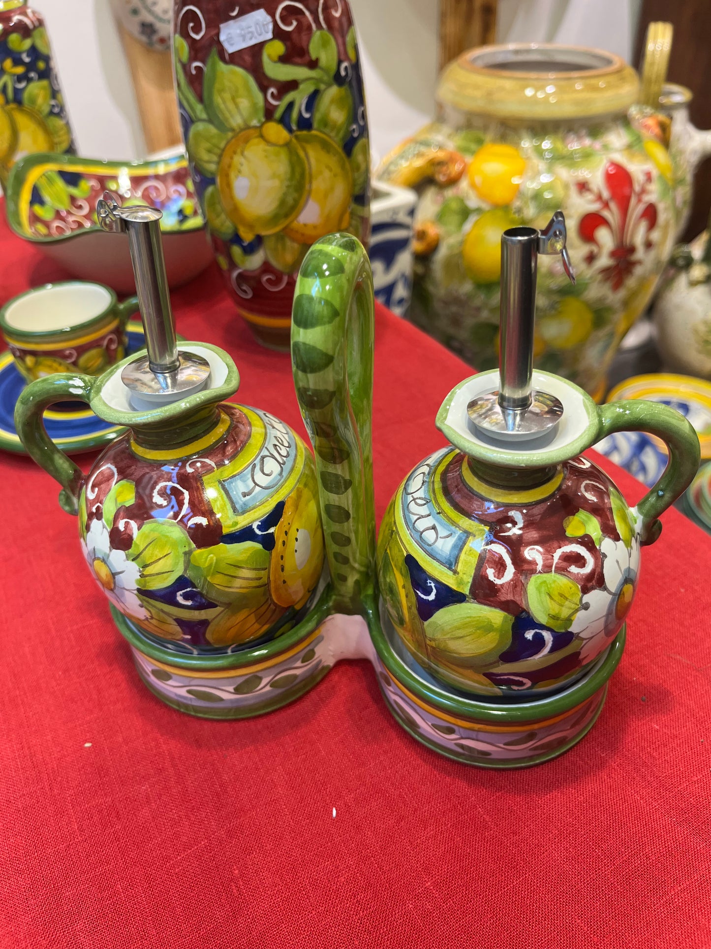 ceramic oil and vinegar set