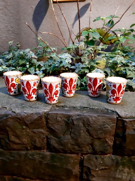 bicchierini da shot in ceramica