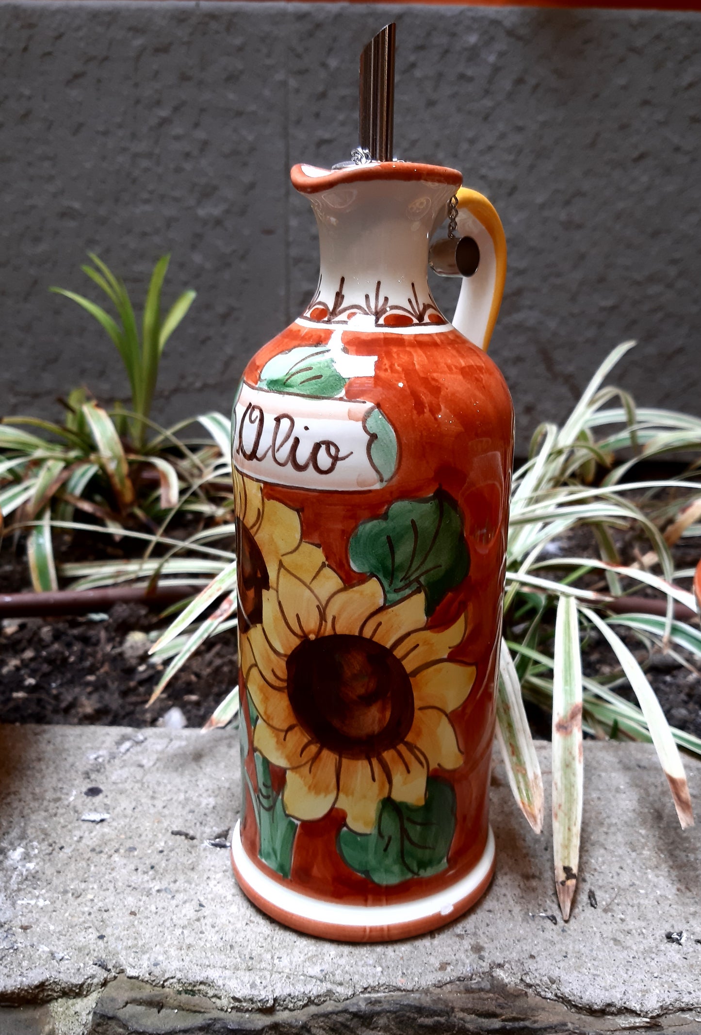 distributore di olio in ceramica