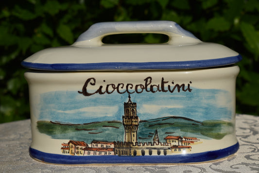Ceramic container jar