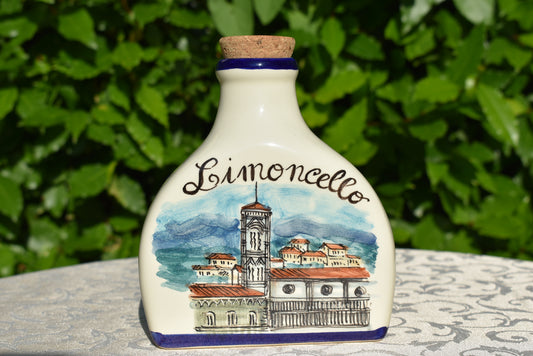 Ceramic bottle decor