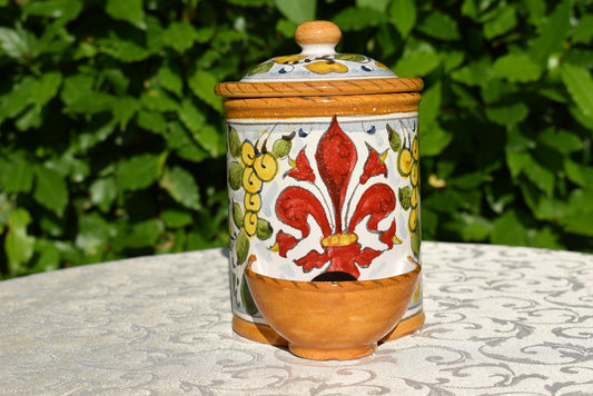 Ceramic container jar