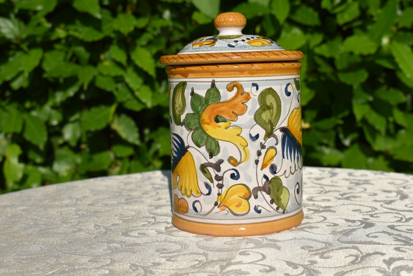 Ceramic container jar
