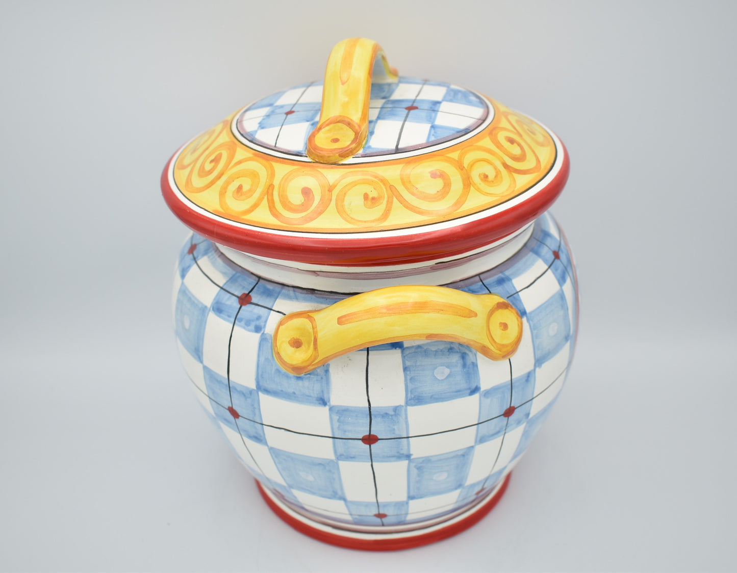 barattolo di biscotti in ceramica