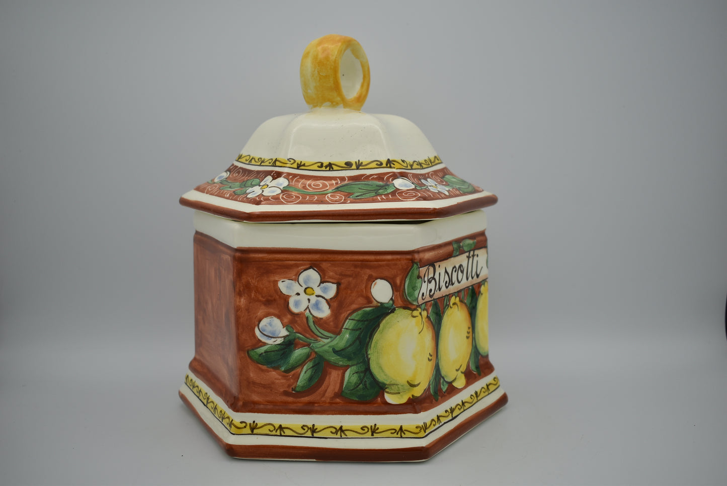 barattolo di biscotti in ceramica