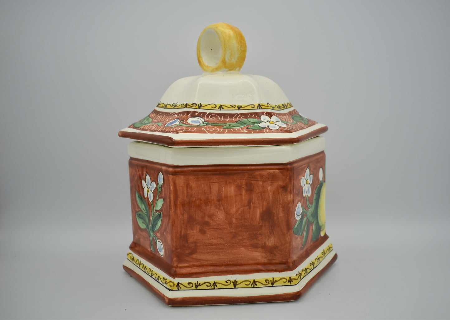 barattolo di biscotti in ceramica