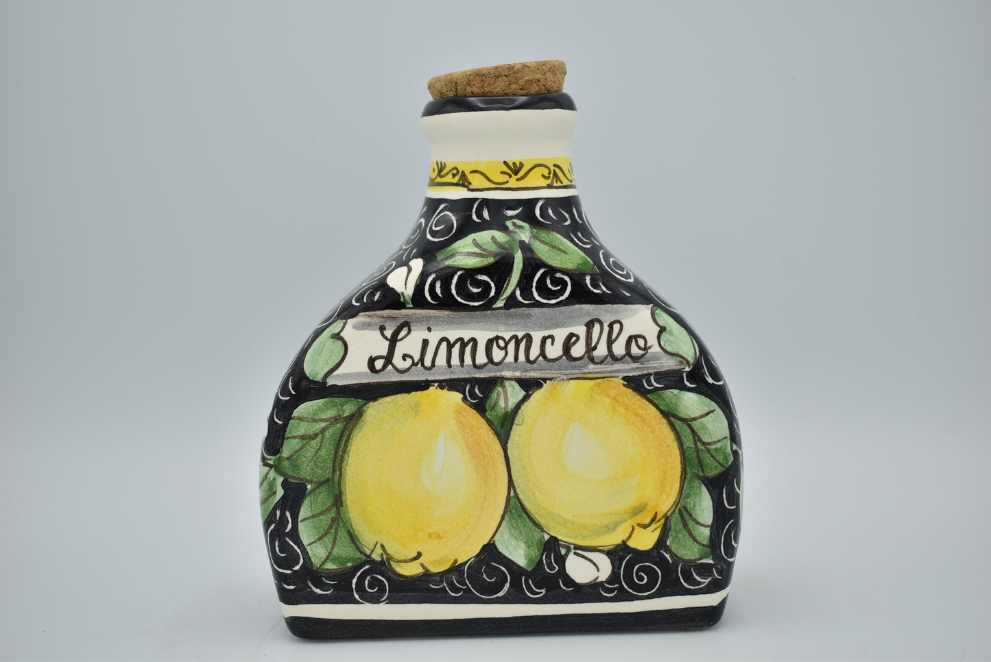 Ceramic bottle decor