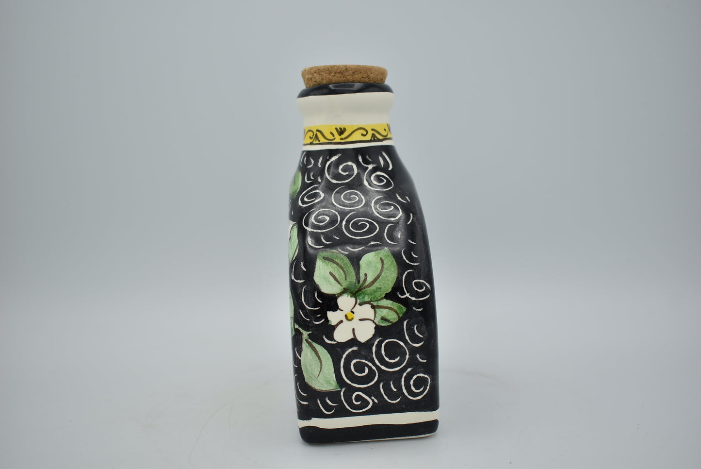 Ceramic bottle decor