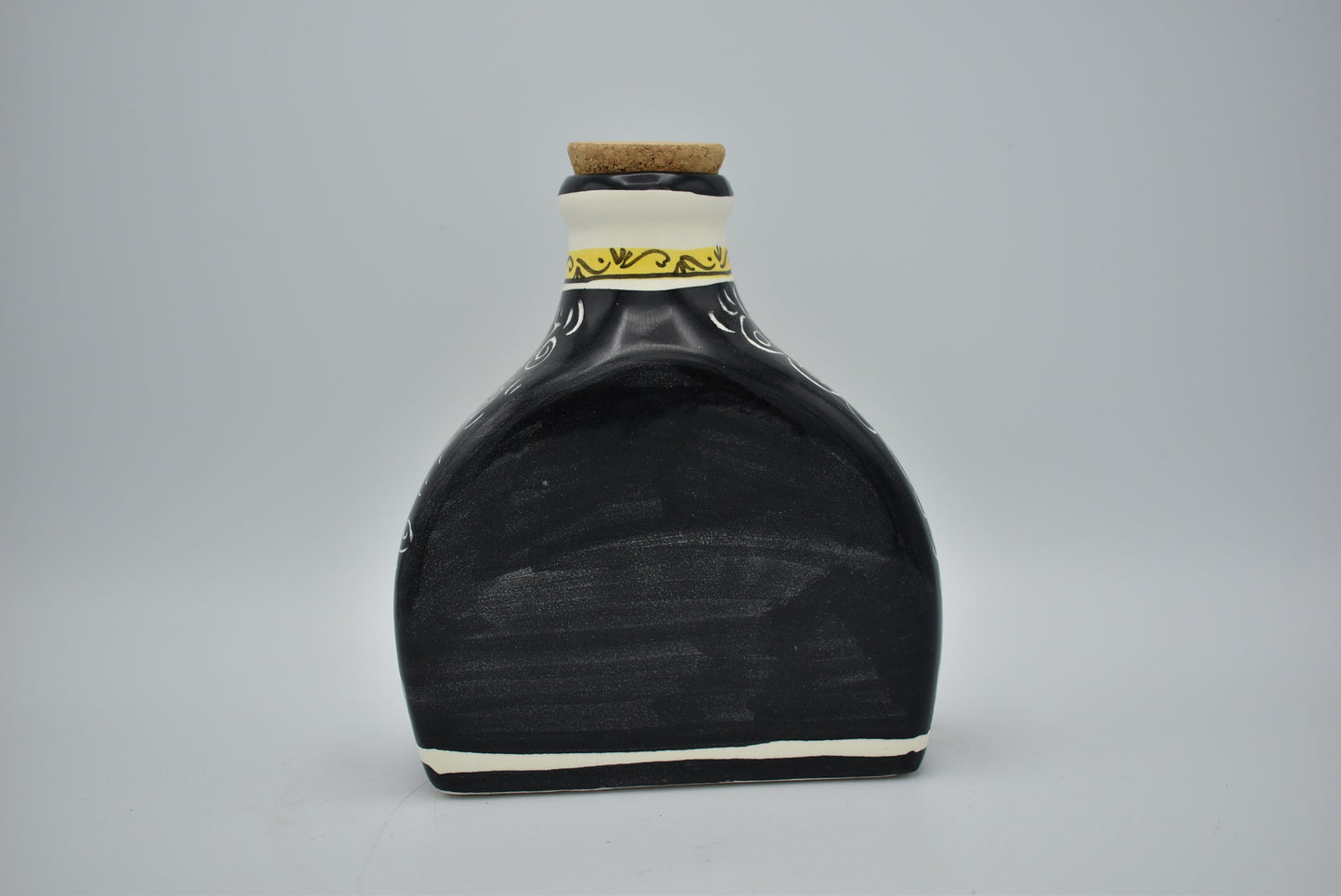 Ceramic bottle decor
