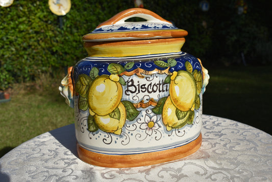 Barattolo per biscotti in ceramica