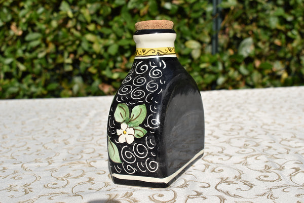 Ceramic bottle decor