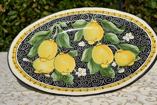 Ceramic medium oval platter