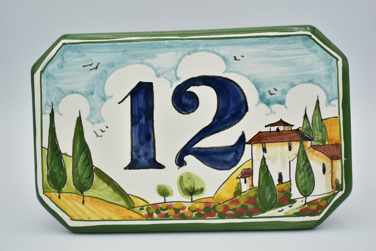 Ceramic tile number