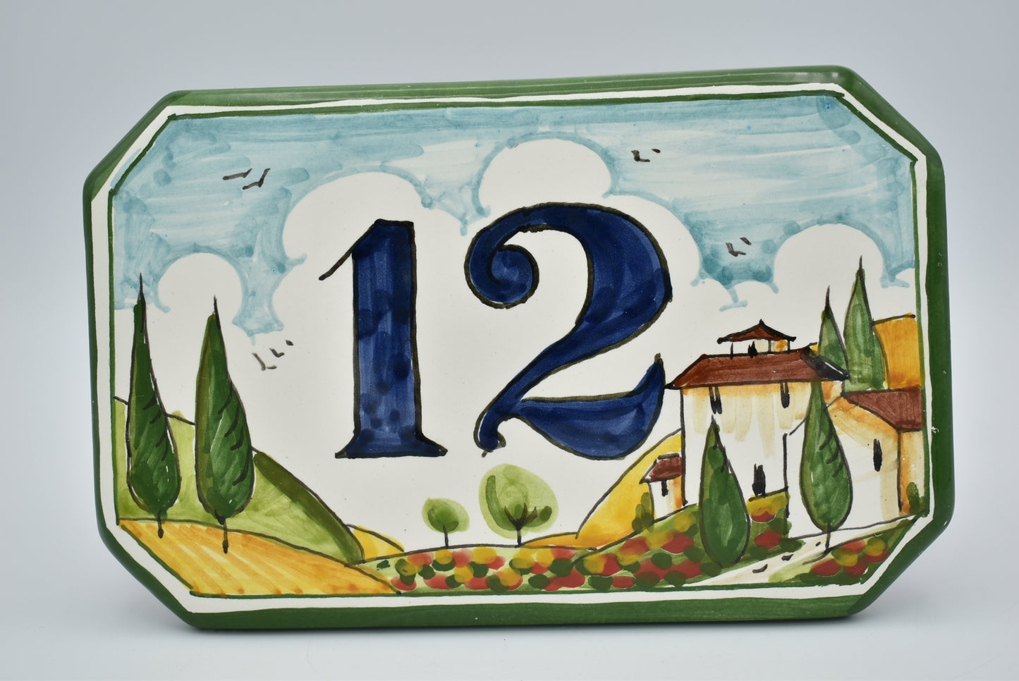Ceramic tile number