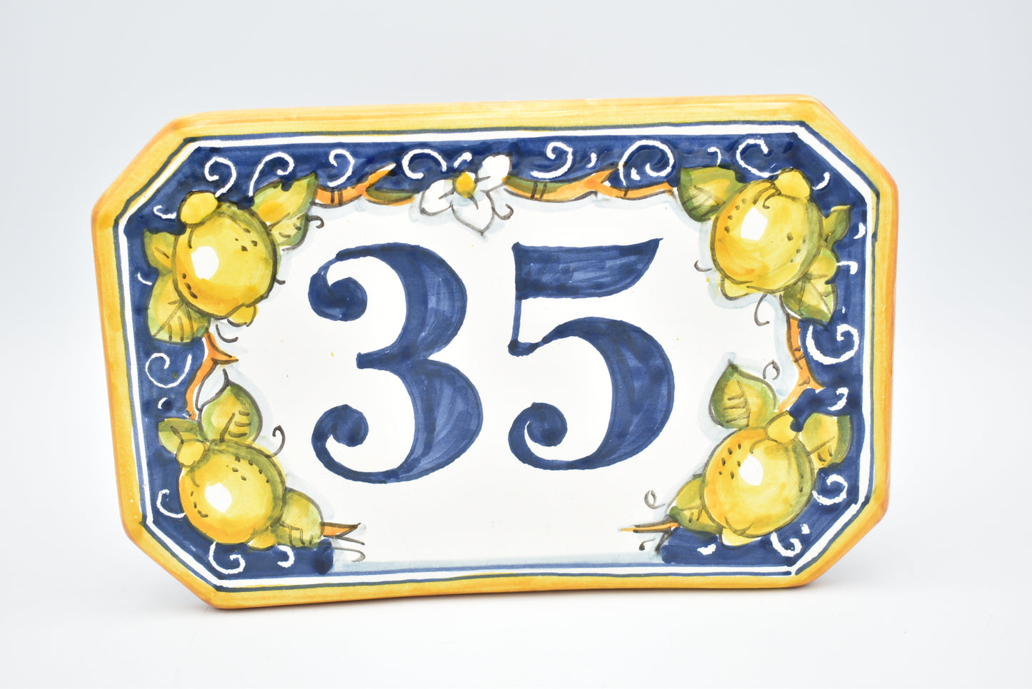 Ceramic tile number