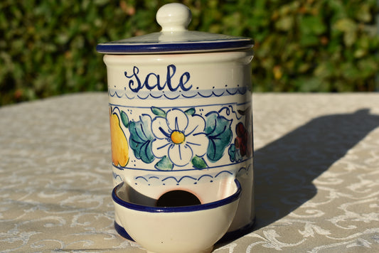 Barattolo contenitore in ceramica