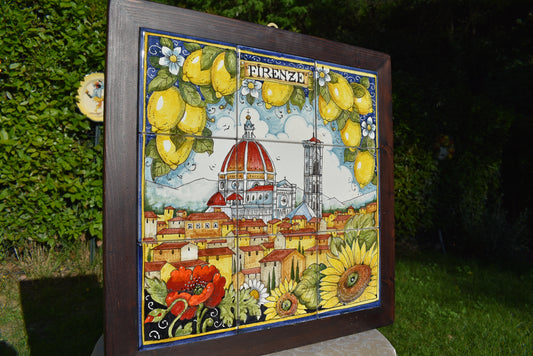 Ceramic panel tile of Florence