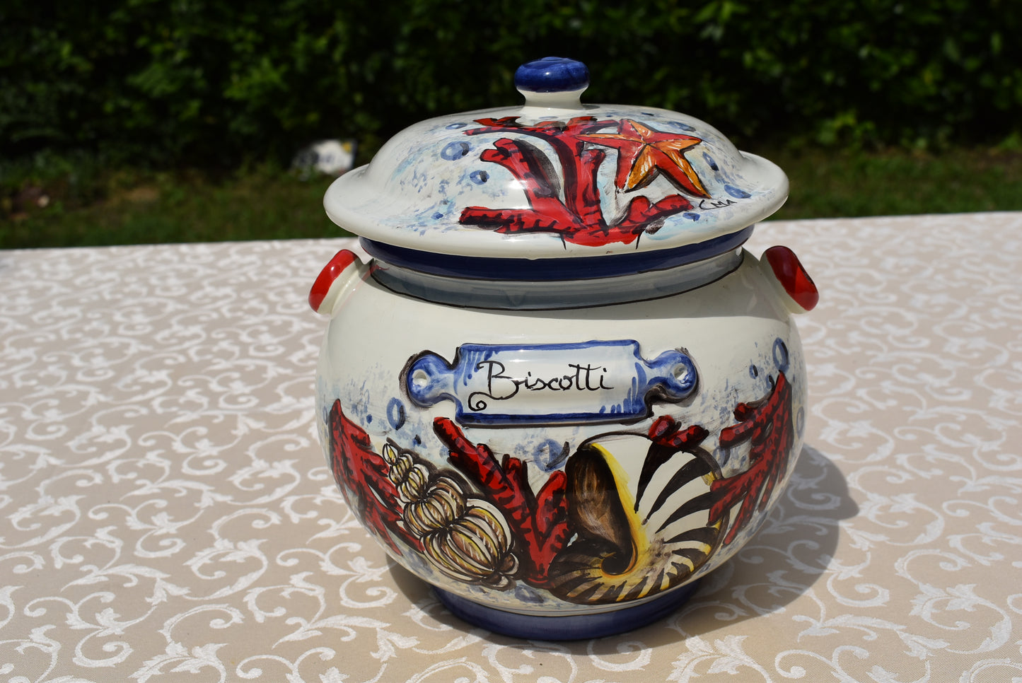 Barattolo per biscotti in ceramica