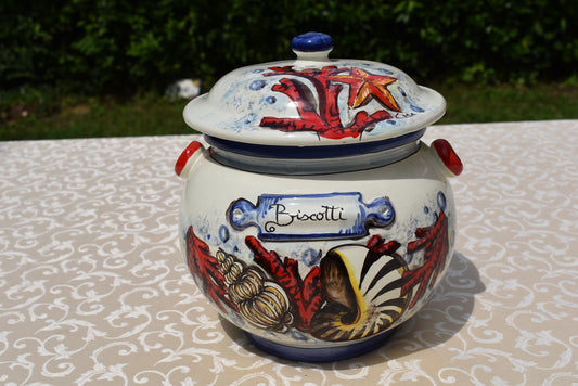 Barattolo per biscotti in ceramica