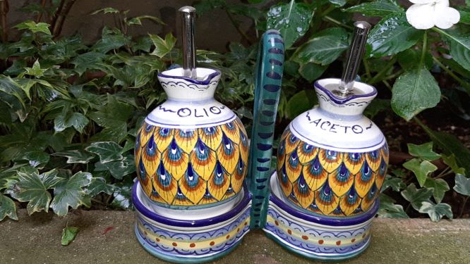 ceramic oil and vinegar set