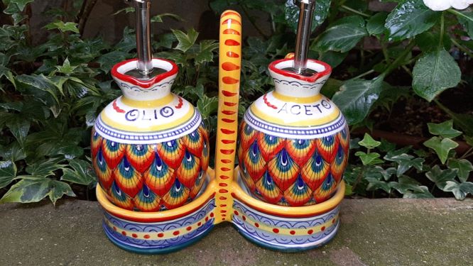 ceramic oil and vinegar set