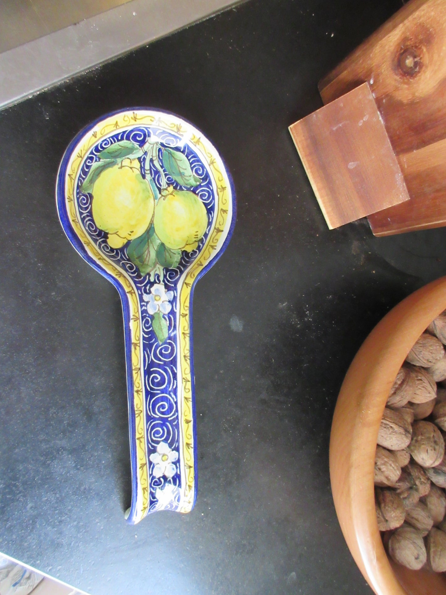 Ceramic spoon rest
