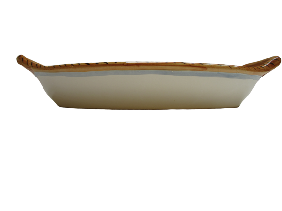 ceramic bowl with handle