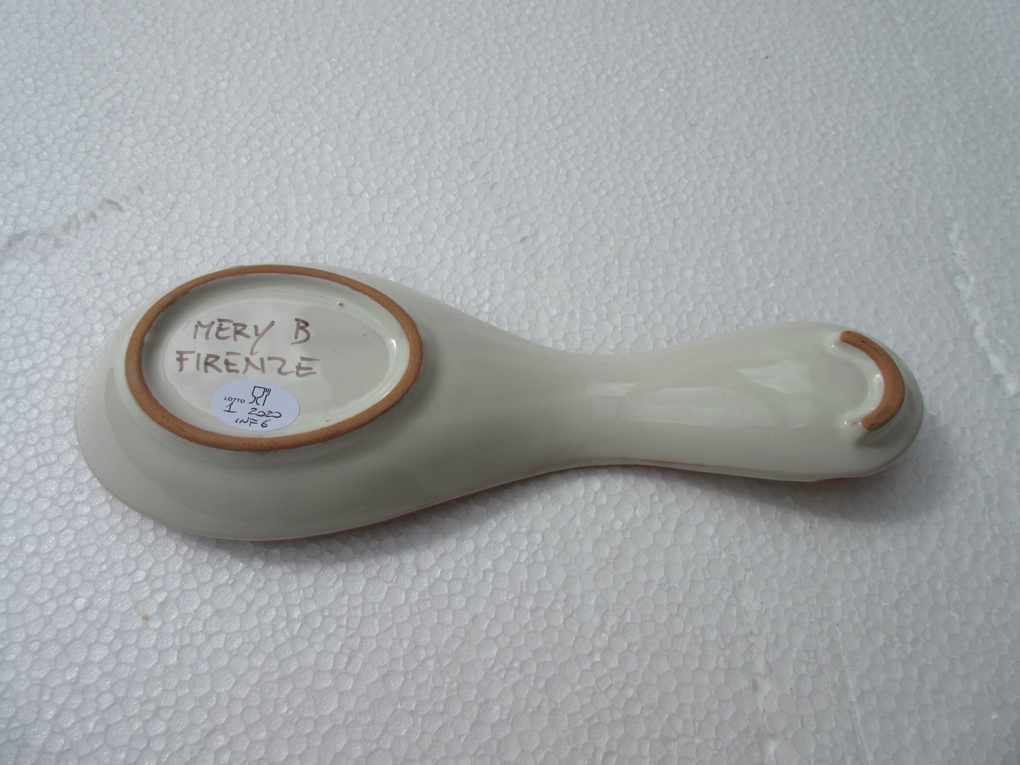 poggia cucchiaio in ceramica
