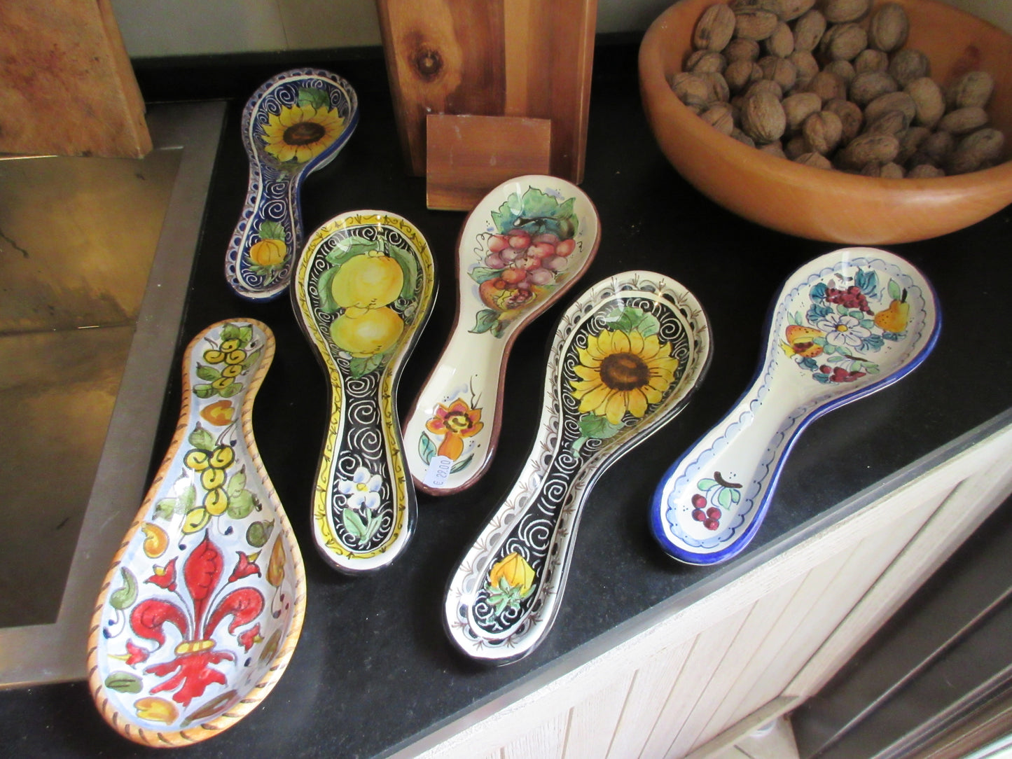 poggia cucchiaio in ceramica