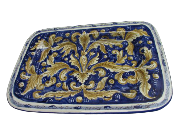 rectangular ceramic platter