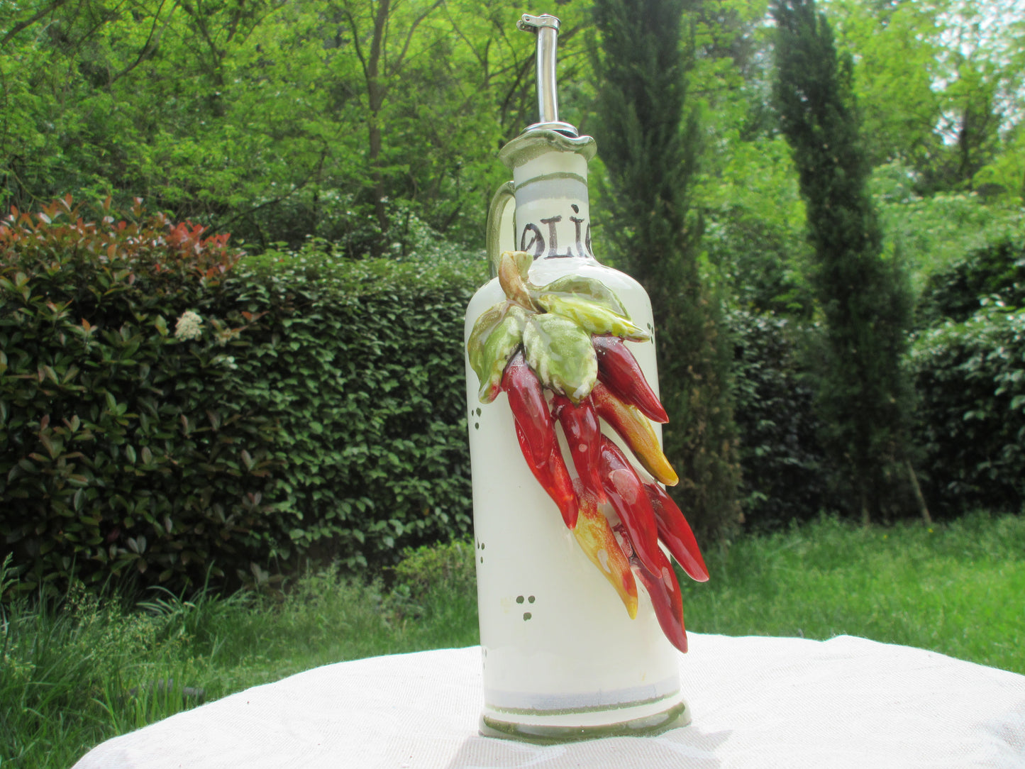 Contenitore per olio in ceramica