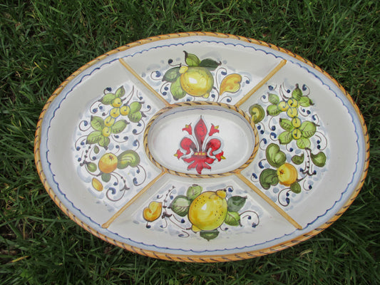 Vassoio in ceramica