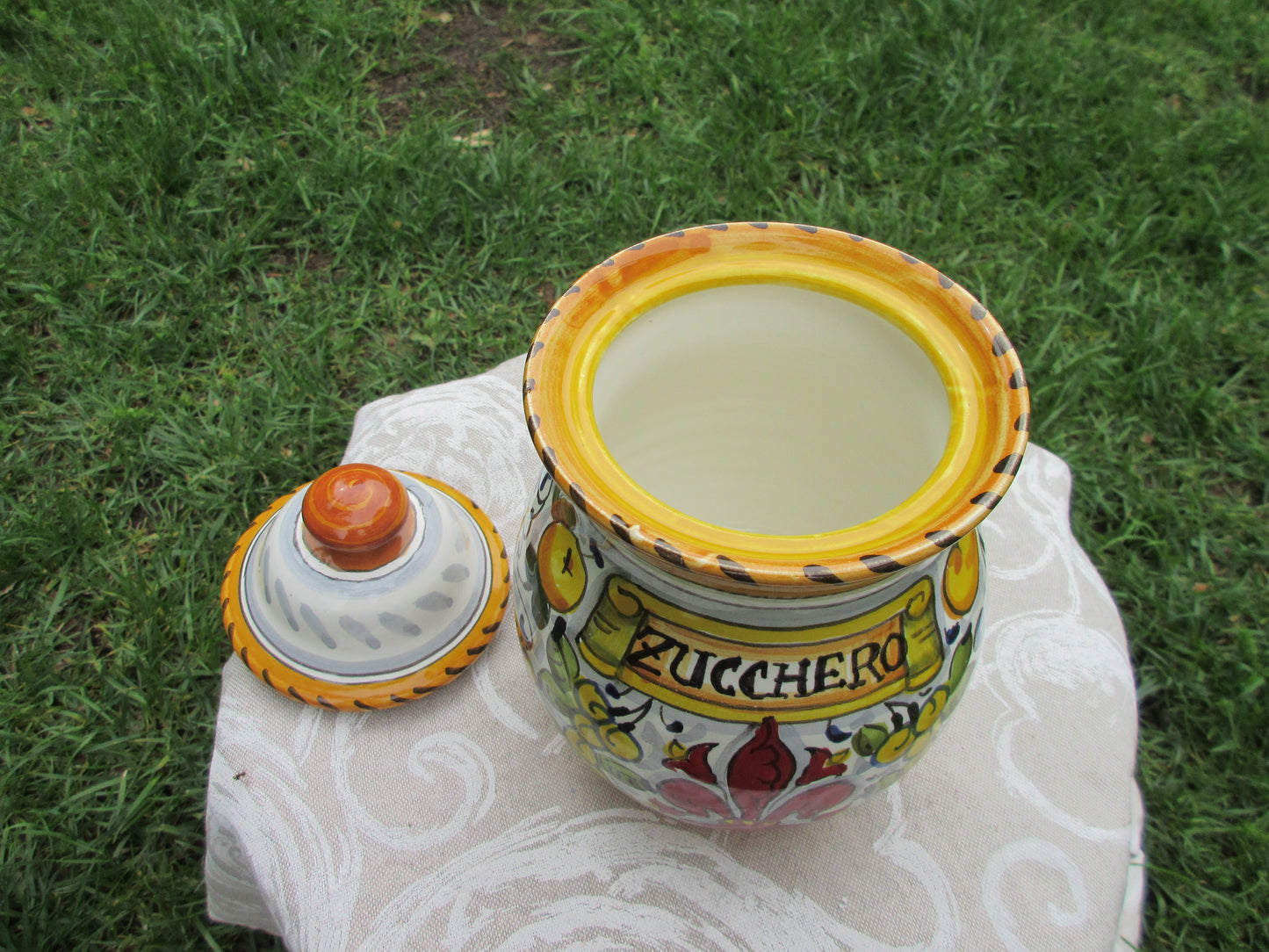 ceramic container jar