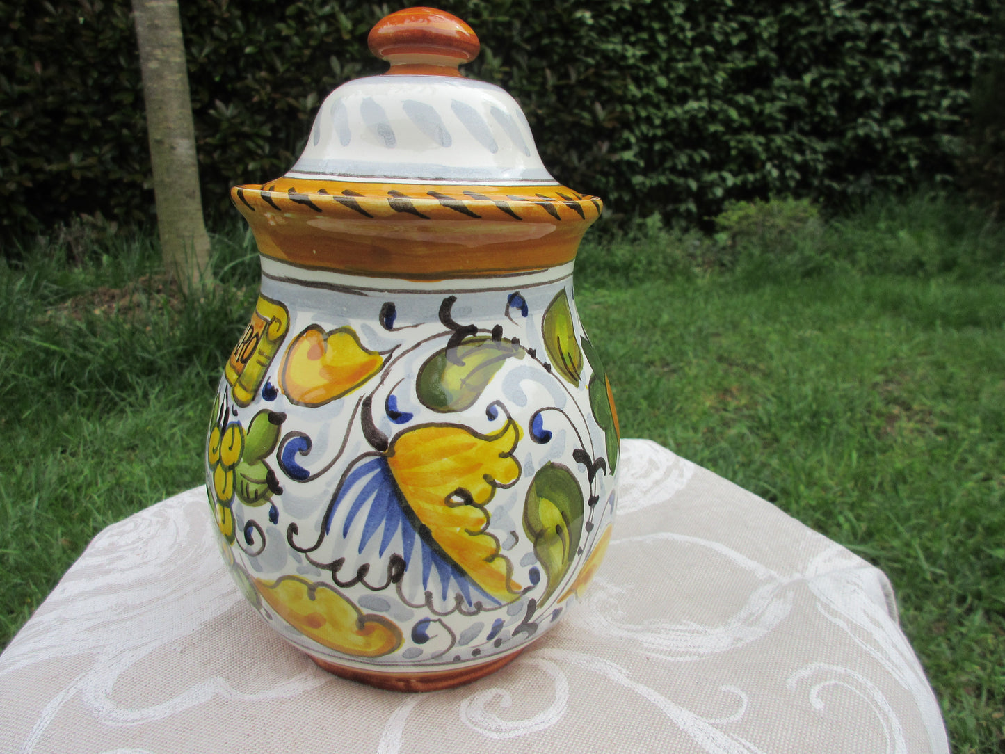ceramic container jar